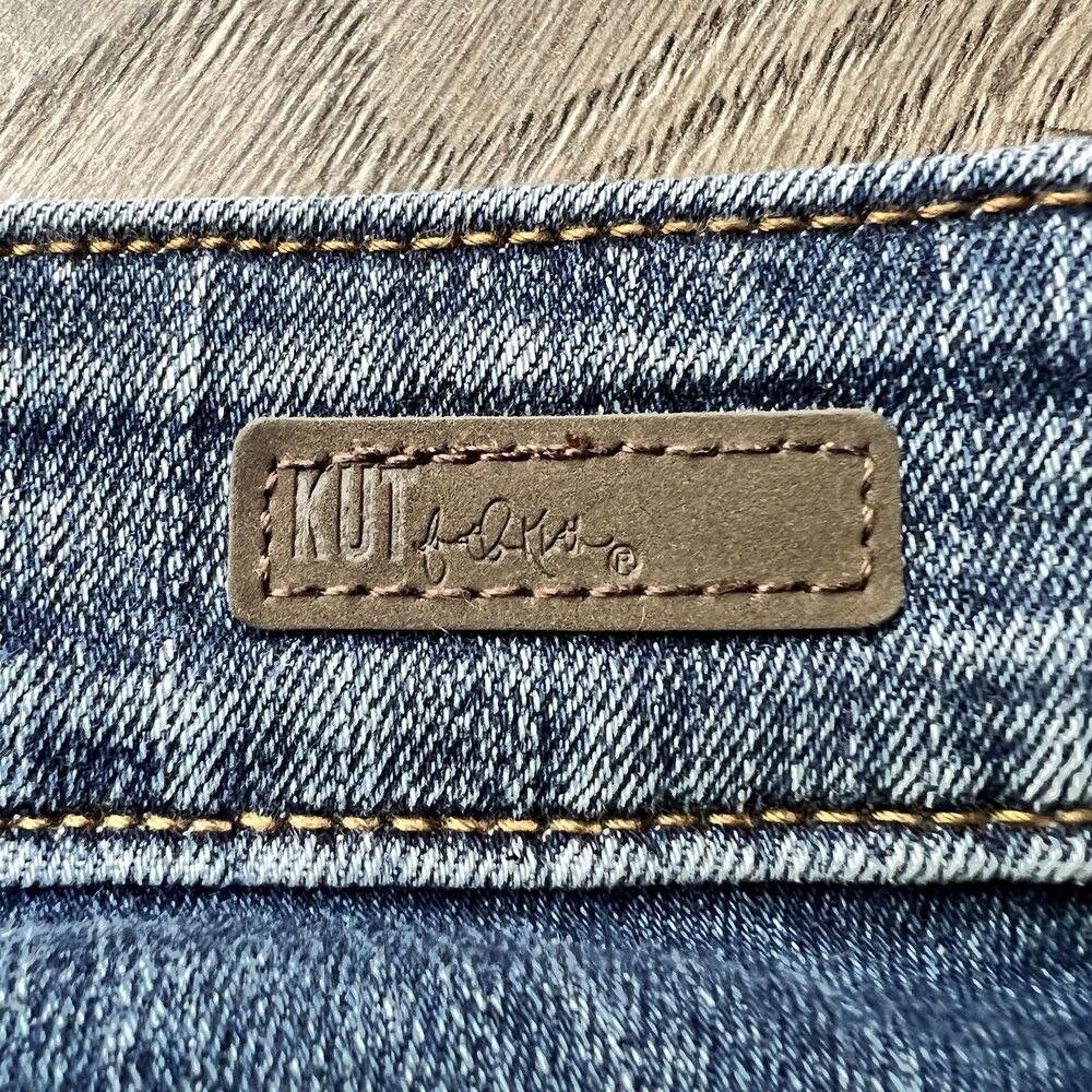 Kut From The Kloth Mia Toothpick Skinny Denim Blue Jeans Stretch Women's Size 6 - Picture 8 of 12